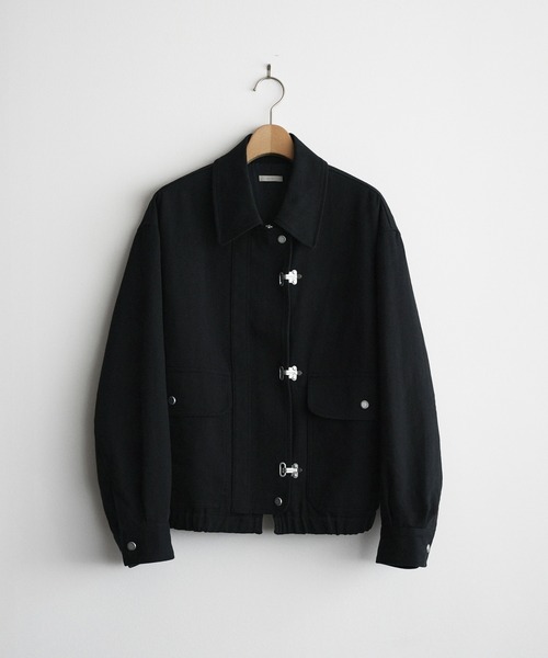 WYM LIDNM | METAL TOGGLE TWILL DECK BLOUSON - Buyee, an Online