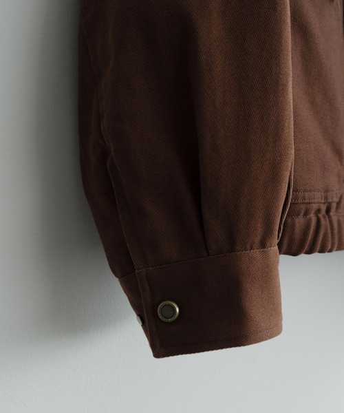 WYM LIDNM | METAL TOGGLE TWILL DECK BLOUSON - Buyee, an Online