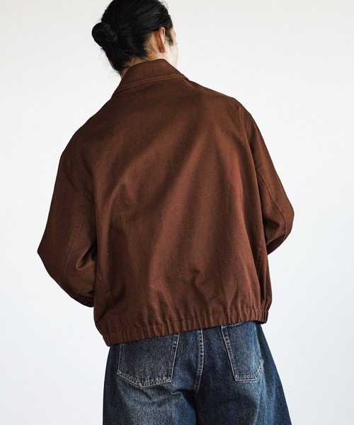 WYM LIDNM | METAL TOGGLE TWILL DECK BLOUSON - Buyee, an Online