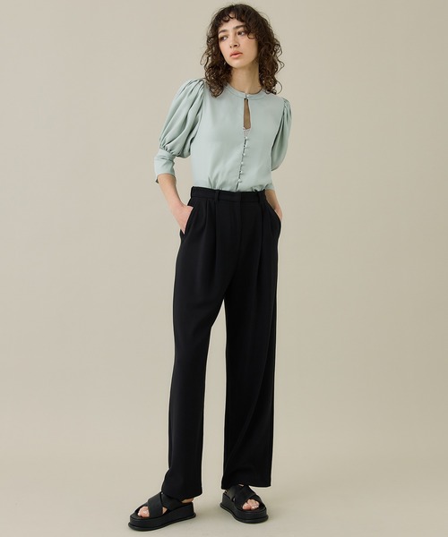 パンツ CLANE CAPRI RIB PANTS 楽天市場】CLANE 正規商品 ボトムス クラネ カプリ リブ パンツ