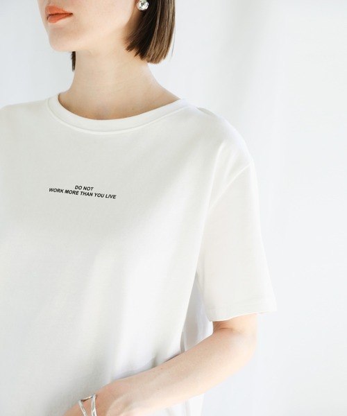 SELECT MOCA | 【選べる着丈】フロントロゴプリントTシャツ - Buyee