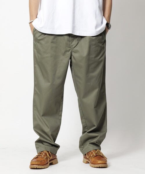FREAK'S STORE | リラックスフィット ツイル イージーパンツ - Buyee