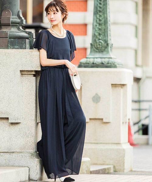 Fashion Letter フリル袖 オールインワンパンツドレス Buyee日本代購服務 於zozotown購物 Bot Online