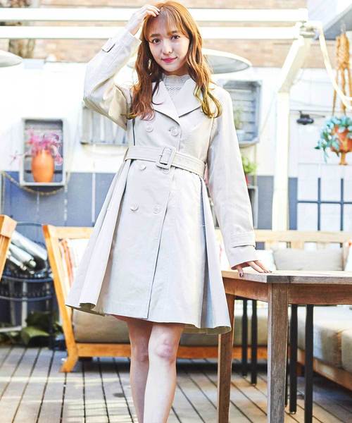 Titty Co フレアトレンチコート Buyee日本代购服务 于zozotown