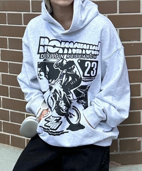 【NOMANUAL】 ★ A.L HOODIE ★ 大人気 NOMANUAL パーカー 「NOMANUAL」A.L HOODIE メンズ レディース