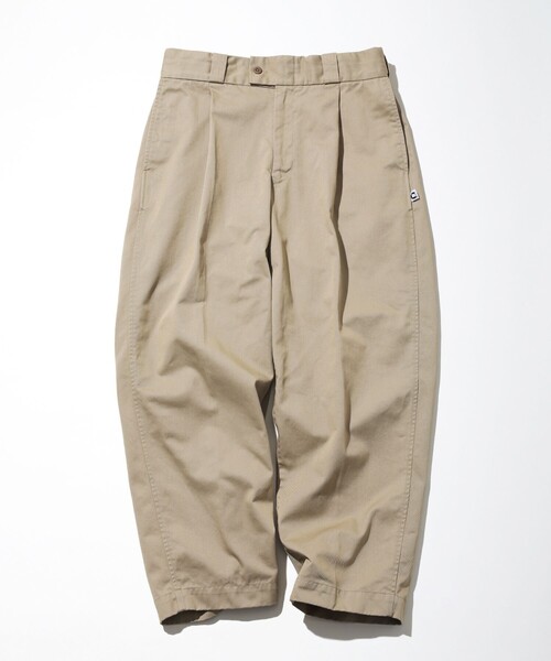 CAHLUMN | CAHLUMN/カウラム TC Twill 1 Tuck Pants/TC 1タック パンツ