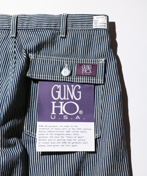 USA製 GUNG HO ダック ベイカーパンツ 実寸(約W35x約L28) USA製 GUNG HO ダック ベイカーパンツ 実寸(29x30) | SOLD