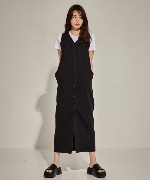 CLANE | 【CLANE/クラネ】LADY DENIM N/S ONEPIECE/デニムワンピース
