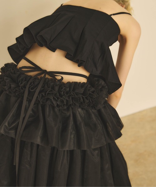 CARMELO | Shushu long frill tiered skirt / ティアードフリルロング