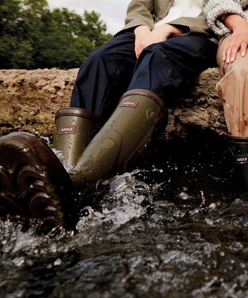 AIGLE乗馬ブーツとヘルメット