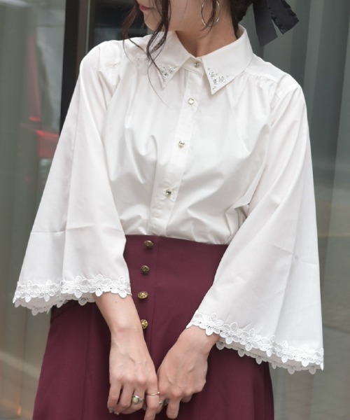 アイボリー系 axes まとめ売り 金木犀柄タックスカート | axes femme | axes femme online shop