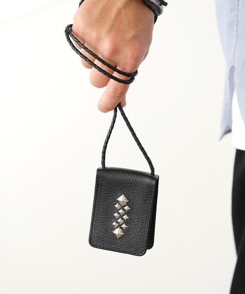 CALEE × KEBOZ STUDS LEATHER MULTI WALLET（CALEE | CALEE/キャリー 