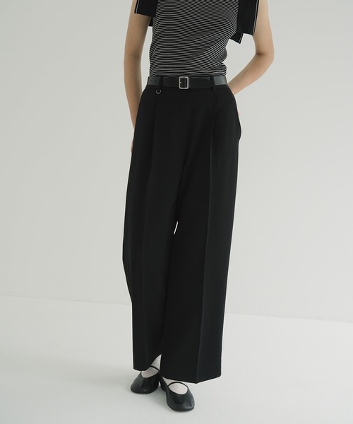 CLANE☆2WAY STRAIGHT TUCK PANTS 2WAY TUCK STRAIGHT PANTS｜SKIRT/PANTS(スカート/パンツ