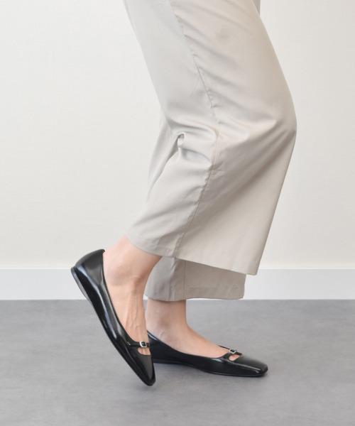 バレエ J INTER-CHAUSSURES | 【INTER-CHAUSSURES】スクエアトウバックル