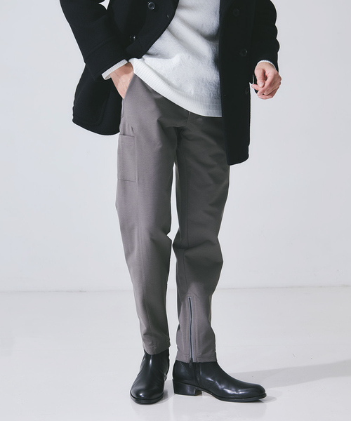 5351 POUR LES HOMMES ケミカルブリーチskinny まつわっ GRAY