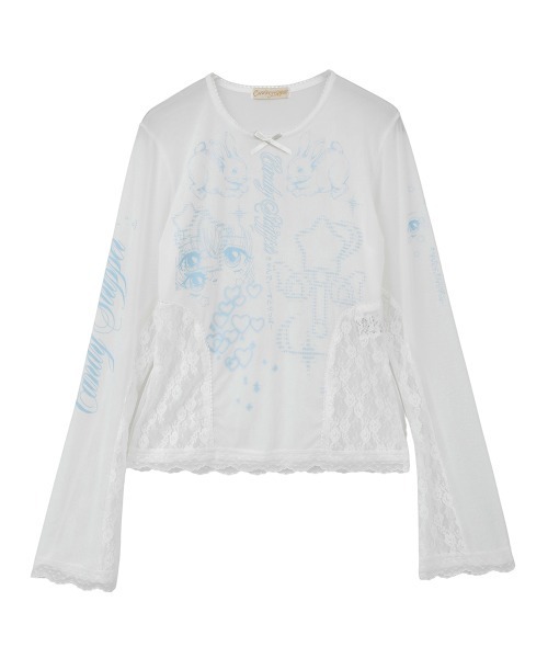 トップス Candy Stripper MAGICAL GIRL TATTOO LACE MAGICAL GIRL