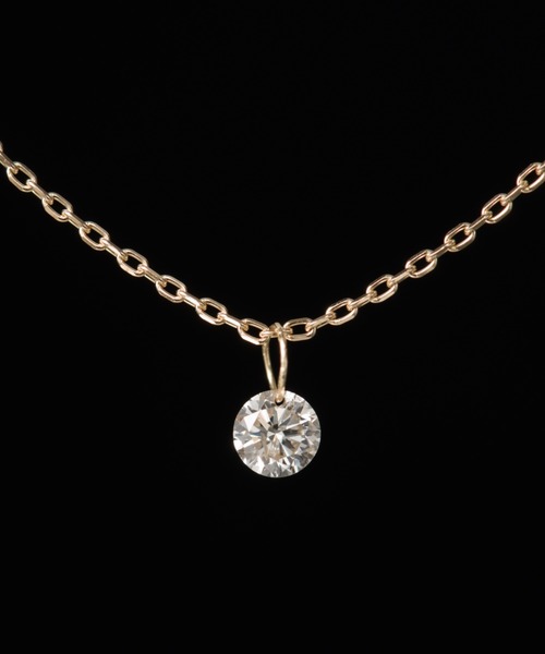 Anq Anq K18 0 1ctダイヤ レーザーホール ダイヤモンドネックレス Buyee Un Servicio De Compra De Proxy En Linea Compre En Zozotown