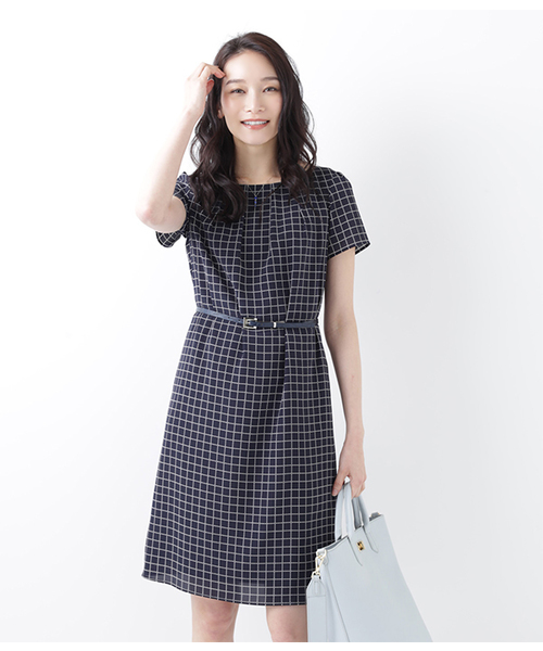 Newyorker チェックプリント タックワンピース Buyee An Online Proxy Shopping Service Shop At Zozotown Bot Online