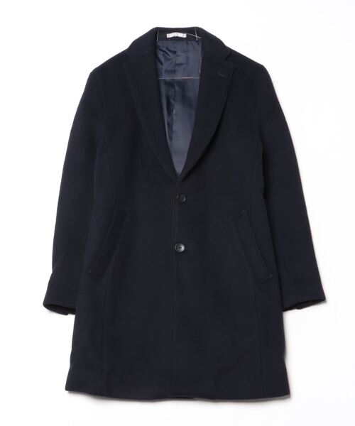 ジャケット・アウター Vintage cashmere blend chester coat BLK No Button Chester Coat / ノーボタンチェスターコート