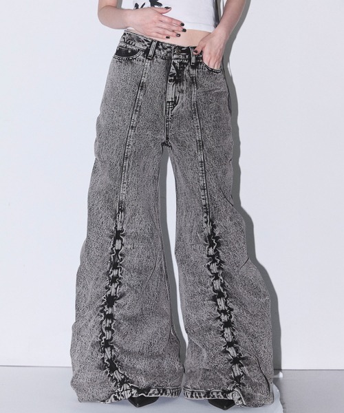 LAGUA GEM | WIDE FLARE CARGO パンツ - Buyee, an Online Proxy