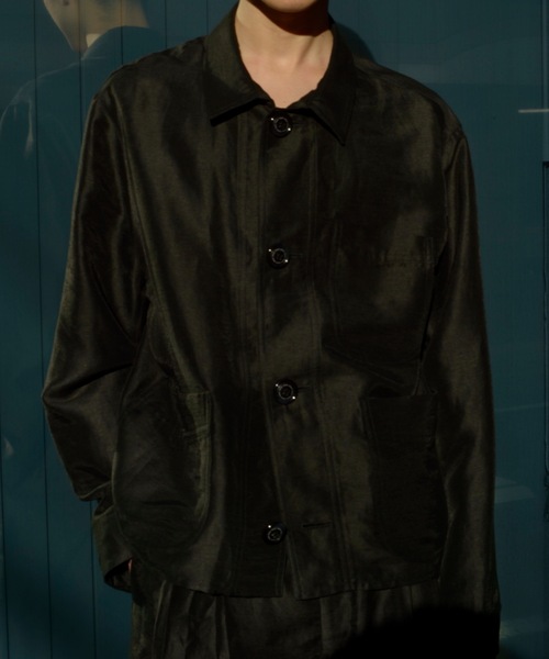 TROVE leather track jacket きやす