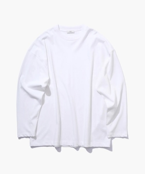 トップス ATON 12/-AIR SPININNG OVERSIZED PULLOVER 12/- AIR SPINNING | OVERSIZED PULLOVER – ATON | エイトン