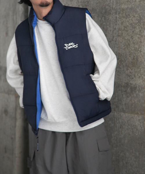 BEN DAVIS | 【BEN DAVIS】 REVERSIBLE PUFFER VEST / 2WAY 