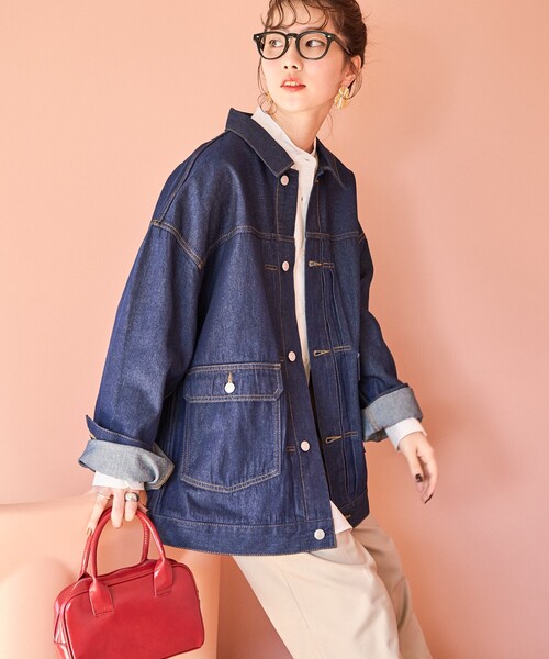ESTNATION ビッグシルエットデニムジャケット FREAK'S STORE | 限定展開 ビックシルエット デニム ジャケット