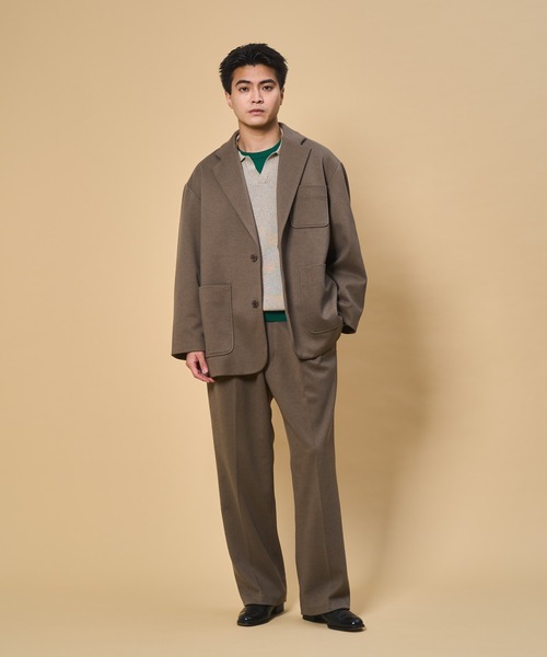 THE BOLDMAN | 2tuck Peachskin Slacks / ツータックピーチスキン