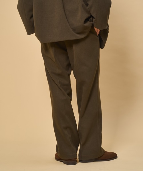 THE BOLDMAN | 2tuck Peachskin Slacks / ツータックピーチ