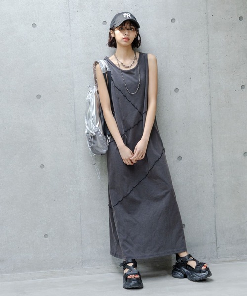 ワンピース Chris TROIS. Flower gather dress Flower gather dress（ワンピース）｜Chris TROIS.（クリス