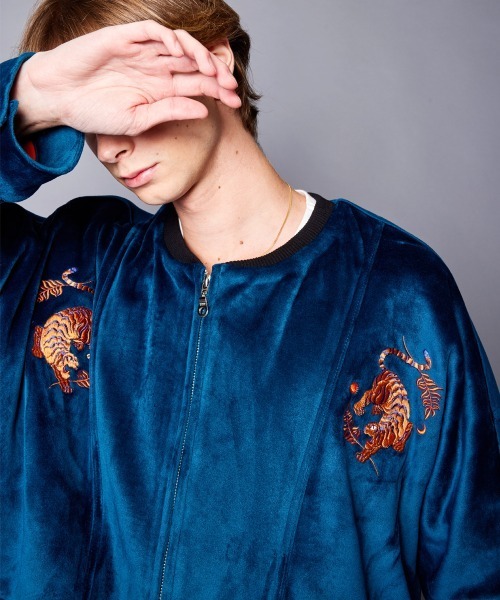 REHACER | rehacer : Dolman Wide Souvenir Jacket / ドルマンスリーブ