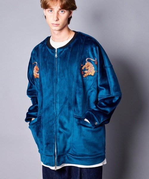 REHACER | rehacer : Dolman Wide Souvenir Jacket / ドルマンスリーブ