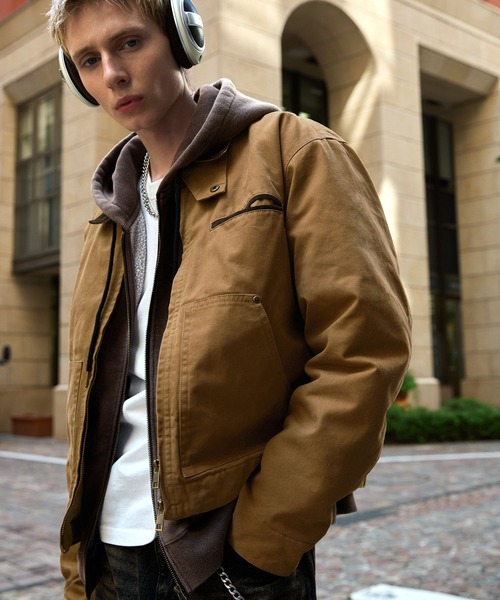 SWAGVIBE | 【SWAGVIBE】Vintage Lined Duck Jacket - Buyee, an