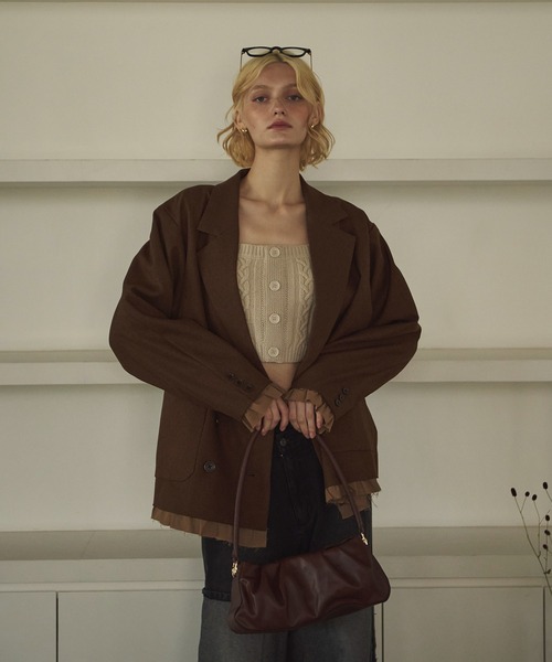 【loin nuit】frill layered design jacket LOIN NUIT | frill layered design jacket / フリルレイヤード