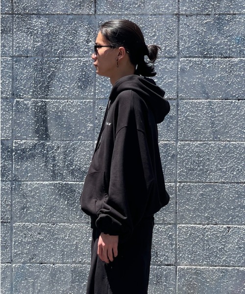 SHINYA KOZUKA Long zip Coat cotton Black 【公式通販】