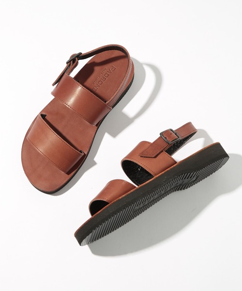 PADRONE | 【PADRONE/パドローネ】別注 BELT SANDAL /レザーベルト