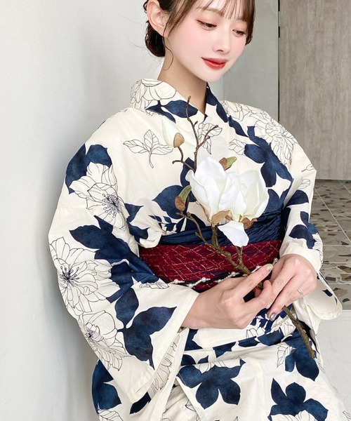 EIMY ISTOIRE | Flower motifカッティングワンピース - Buyee