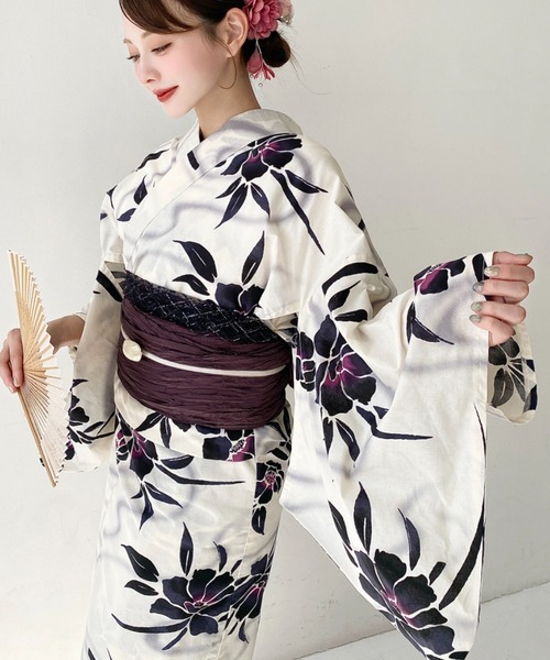 MOMENT+ | 浴衣3点セット（ゆかた・帯2本）、その他3のみ2点セット