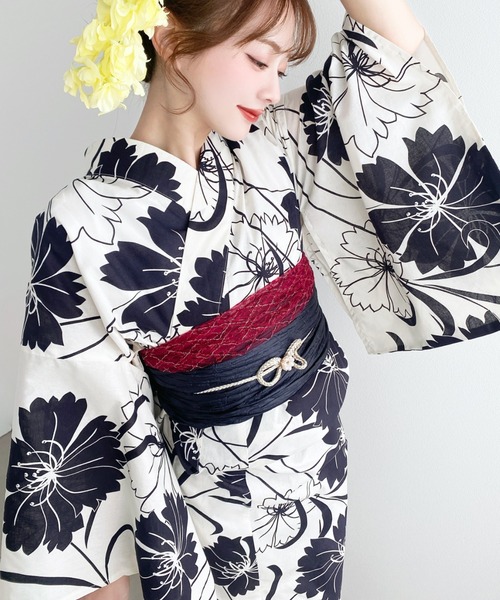 MOMENT+ | 浴衣3点セット（ゆかた＋帯2本） - Buyee, an Online Proxy