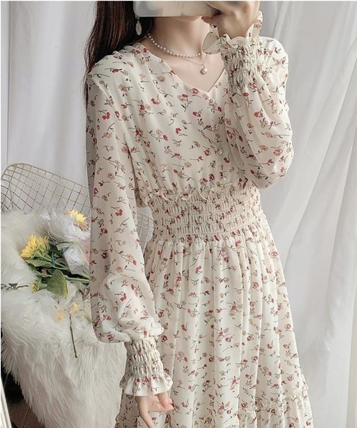 RITZY | レトロ花柄フレアワンピース - Buyee, an Online Proxy