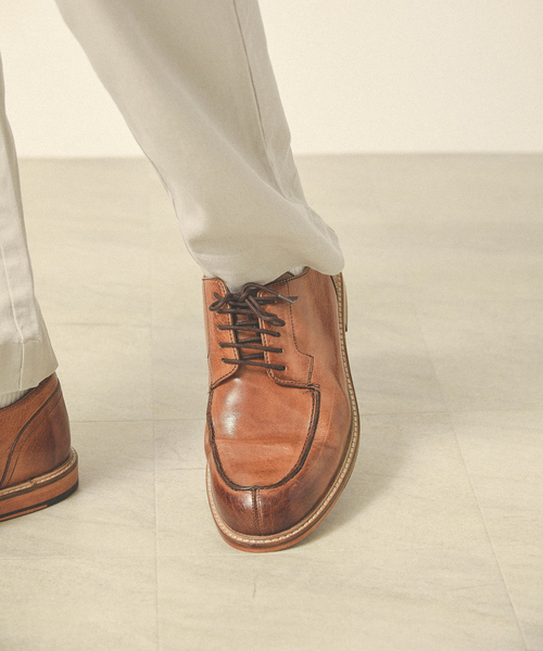 alfredoBANNISTER 【店舗WEB限定】 Uチップ ダービーシューズ alfredoBANNISTER ビジネスシューズ 「販売店舗限定」Uチップ