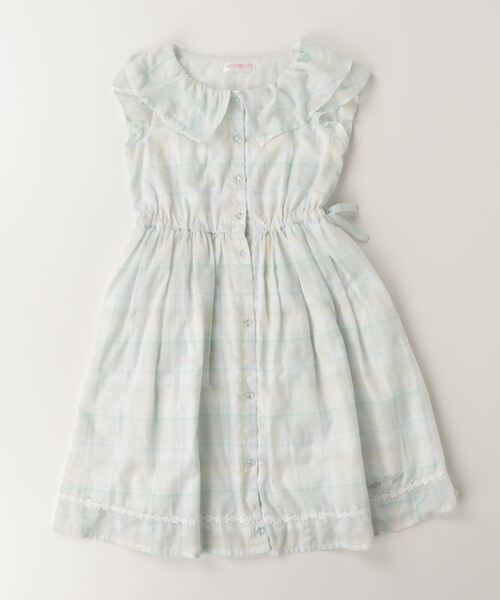 MEZZO PIANO | 【KIDS】チェック柄ノースリーブワンピース - Buyee, an