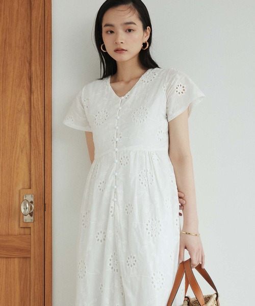 Style Deli Luxe フロントボタンレースロングワンピース Buyee An Online Proxy Shopping Service Shop At Zozotown Bot Online