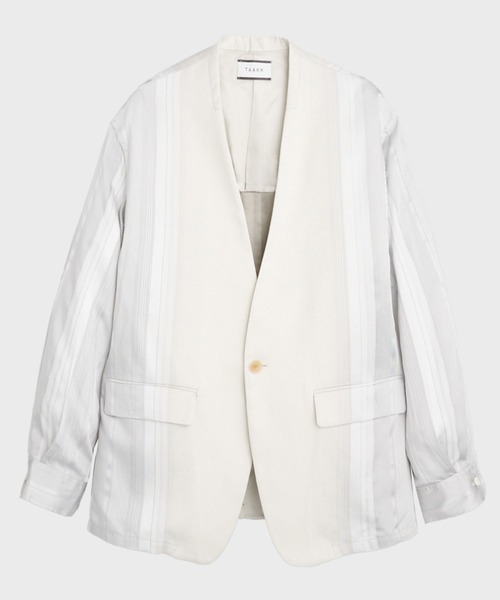TAAKK | 【TAAKK/ターク】NO COLLOR JACKET - Buyee, an Online