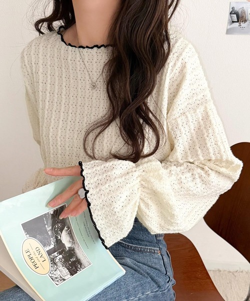 SORIN チュールデコレート カーディガン SORIN（ソリン ）の「Tulle Decorated Cardigan/チュールデコレート