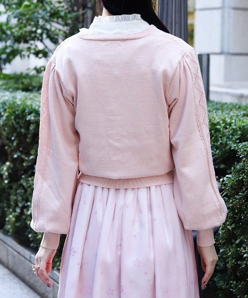 AXES FEMME | 桜刺繍ニットカーディガン - Buyee, an Online Proxy