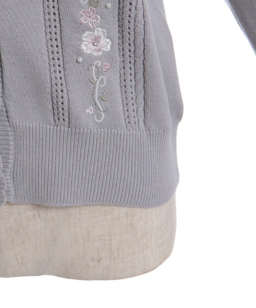 AXES FEMME | 桜刺繍ニットカーディガン - Buyee, an Online Proxy