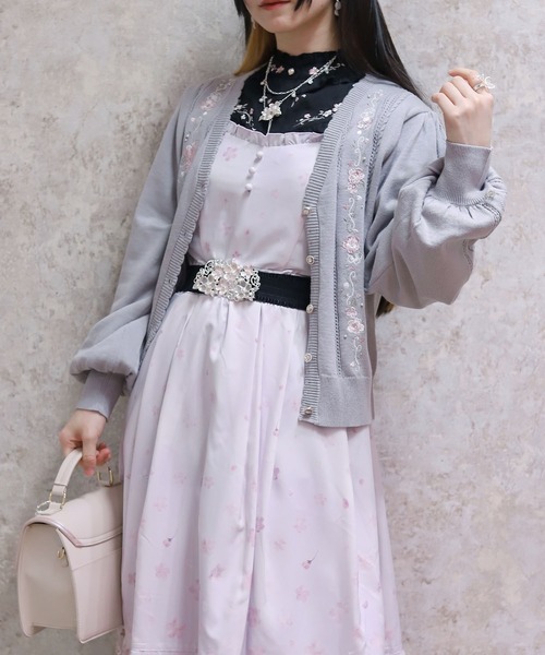 AXES FEMME | 桜刺繍ニットカーディガン - Buyee, an Online Proxy