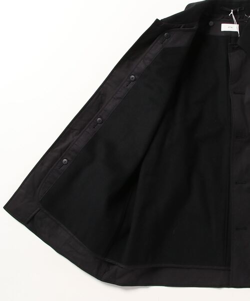 ATON | ATON (エイトン)NATURAL DYED WEATHER | SAFARI JACKET - Buyee 